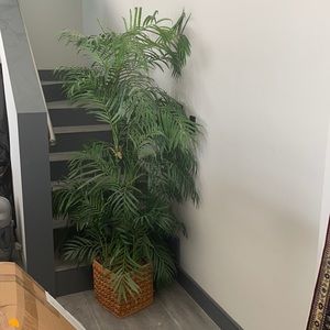 Faux bamboo tropical tree